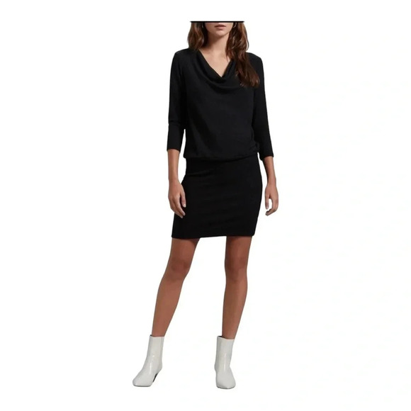 Michael Stars | Cecile Madison Ruched Brushed Jersey‎ Dress - Picture 1 of 6